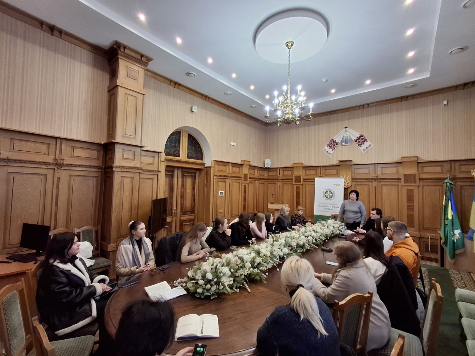 Студенти та викладачі ОП «Соціальне забезпечення» відвідали Головне управління Пенсійного фонду України в Чернівецькій області