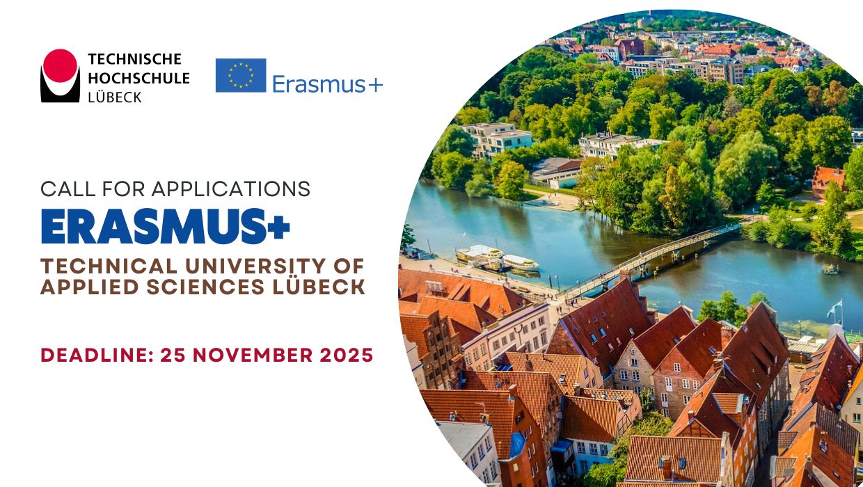 Відкрито конкурс ERASMUS+ в Університет прикладних наук м. Любек (Німеччина) на весняний семестр 2026