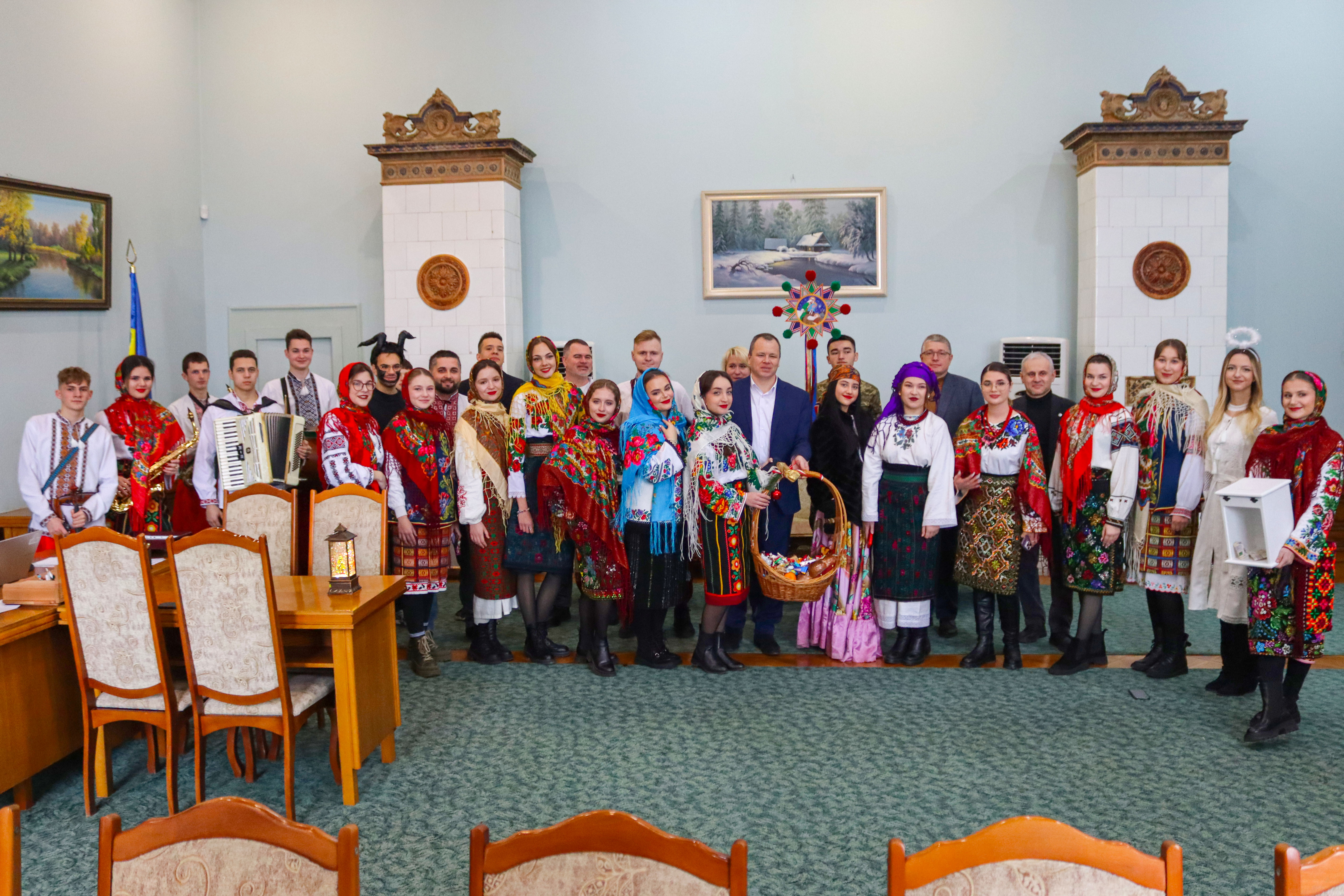 У Чернівецькому національному університеті імені Юрія Федьковича стартувала різдвяна коляда Центру культури і дозвілля студентів