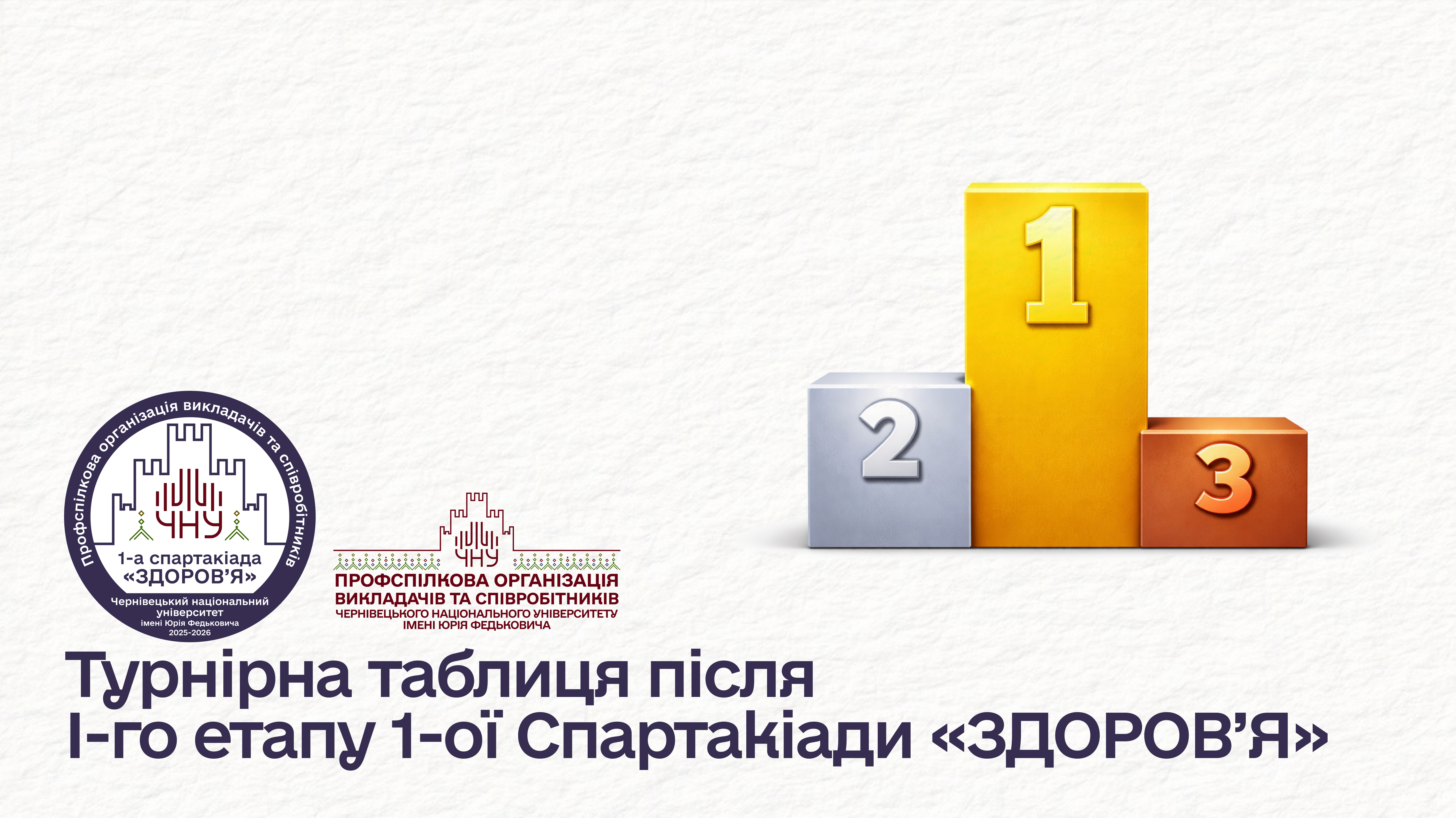 Поточна таблиця результатів 1-ої Спартакіади «Здоров'я» після першого етапу 