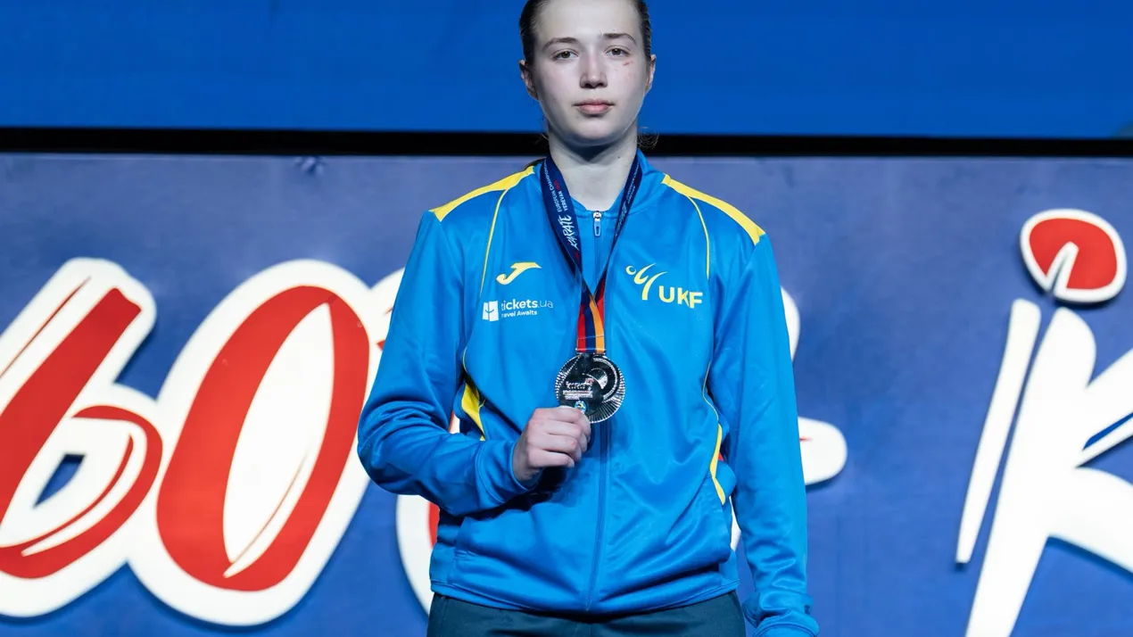 Віцечемпіонка Європи з карате на 60-му Чемпіонаті Європи серед дорослих!