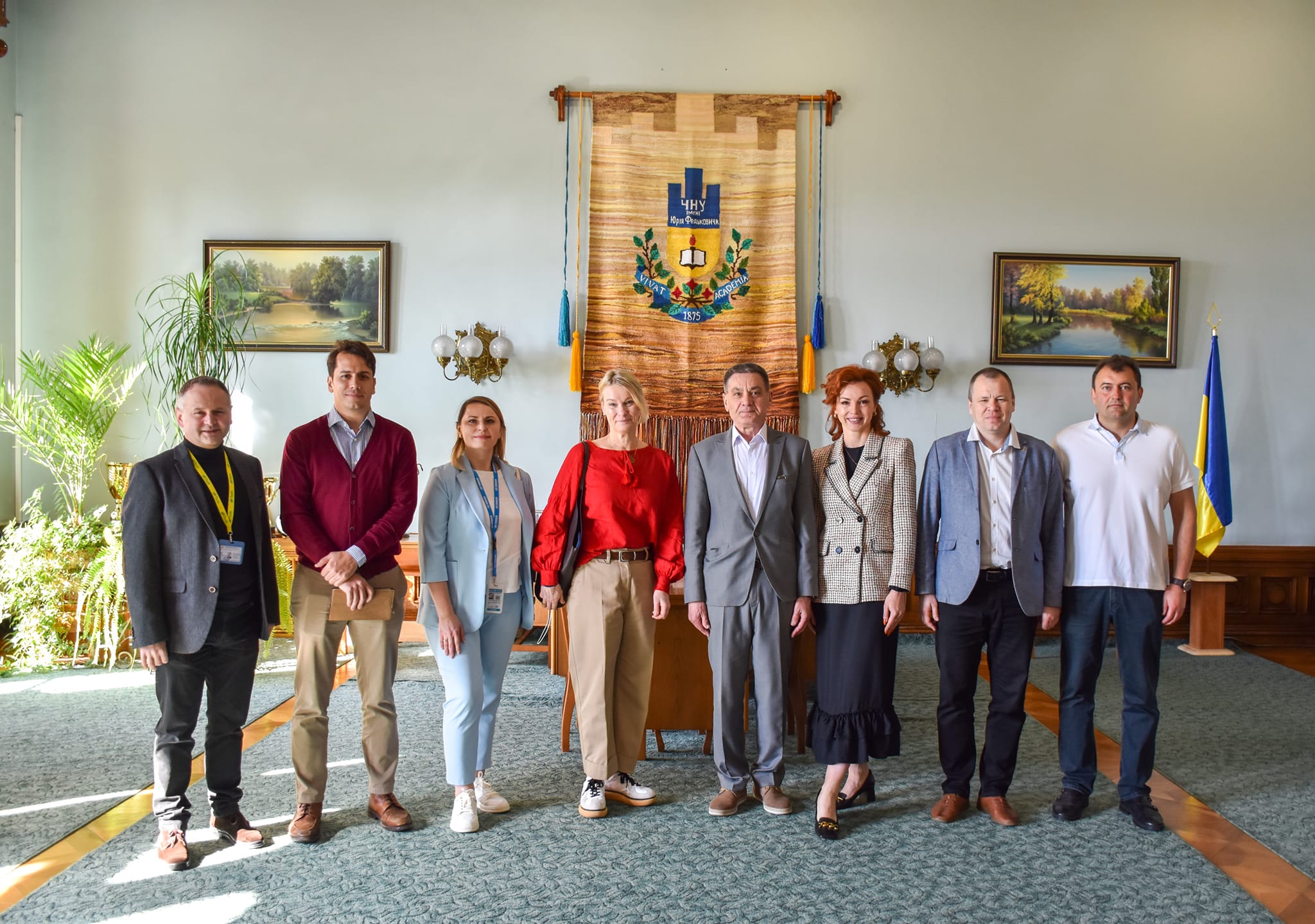 Зустріч з представниками УВКБ ООН у Чернівецькому національному університеті імені Юрія Федьковича, ознайомлення з роботою Діджитал-хабу у рамках проєкту Бізнес-інкубатор "Innovation challenge"