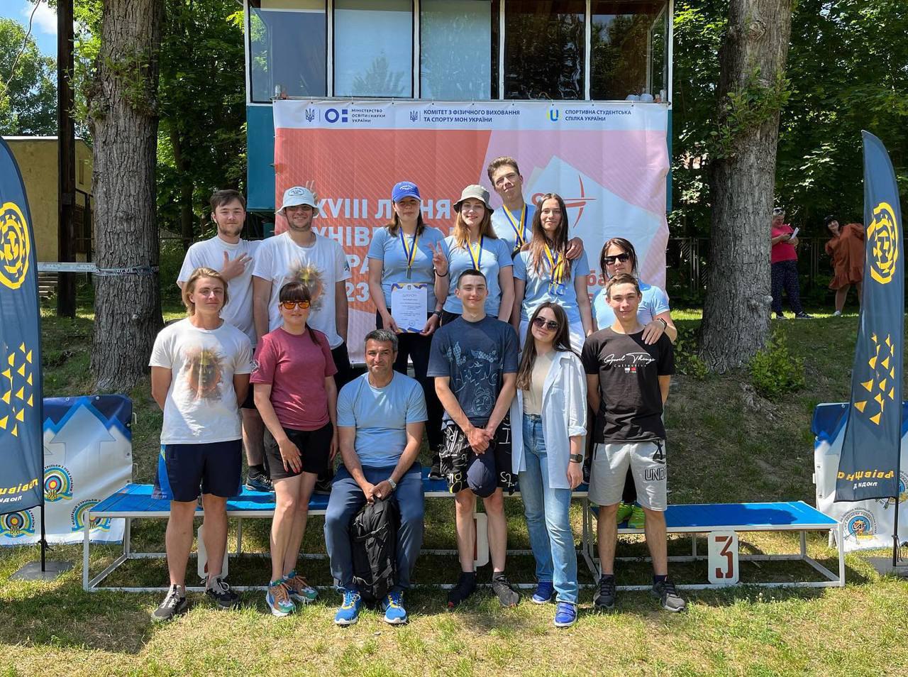Студенти вибороли 7 медалей на XVIII літній Універсіаді зі стрільби з лука